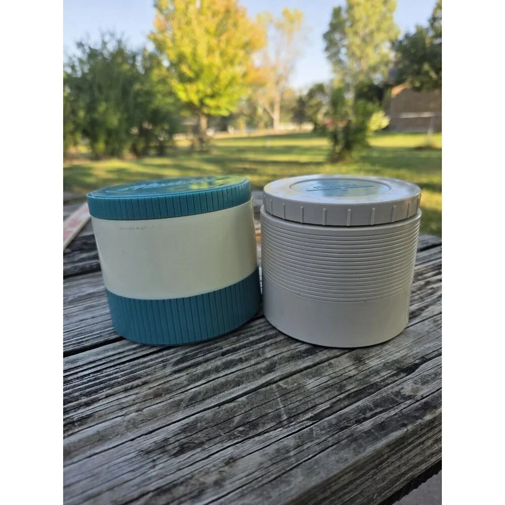 Pair Vintage Aladdin Thermo Jar Model #7000 Thermos Insulated Model #1155